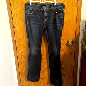 Silver jeans Elise dark blue